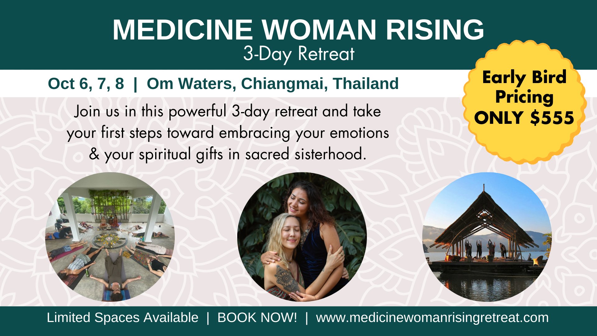 Medicine Woman Rising 3-day Retreat in Chiang Mai